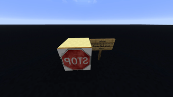 Painting - Inverted Stop sign