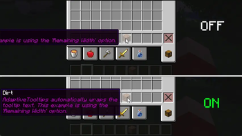 Remaining Width Wrapping