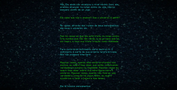 Tradução do End Poem em PT-BR (Java) — screenshot 2