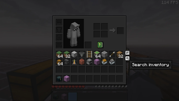 Inventory Search Button