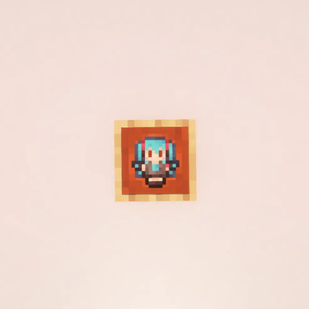 Mikuotem in item frame