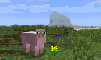 There's also a desert hills biome in the background added by this mod