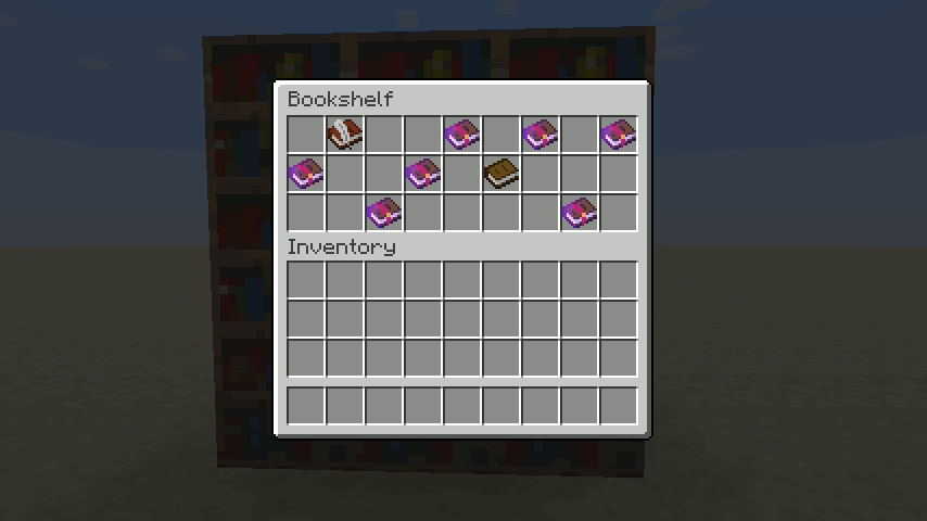3 - Now you can put stuff in your bookshelf!