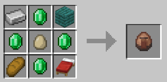 villager spawn egg (uses any planks and beds)