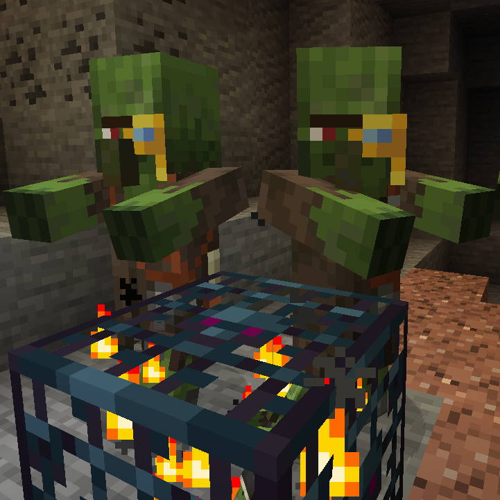 Zombie Villagers From Spawner