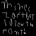 Minecraft but I drew the font