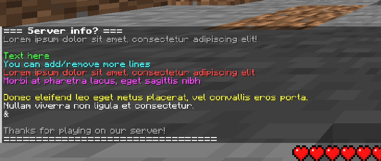 Informations