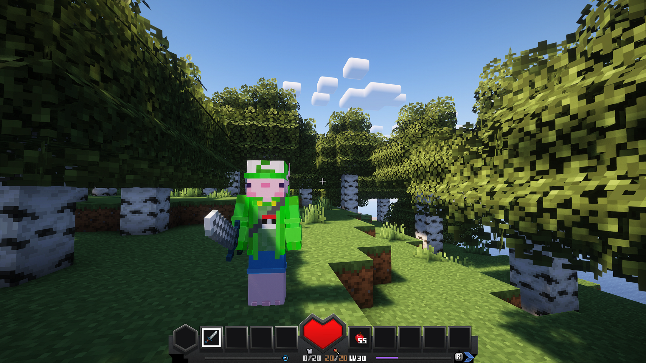 Screenshot modpacku MC Java x MC Dungeons (1/1)