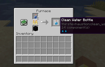Furnace-heated water bowl and bottle