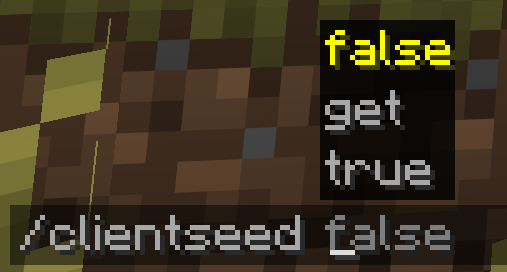 Disable /seed for clients Screenshot 2