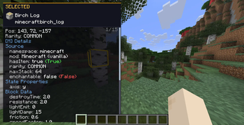 Inspect Overlay - Detailed view