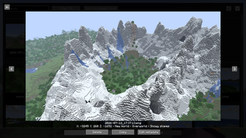 Fullscreen screenshot view