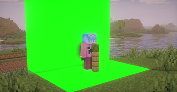 Example of using chromakey