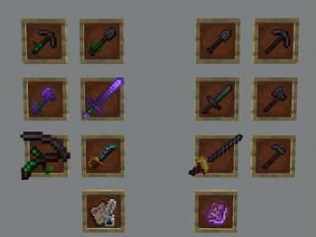 Custom weapons and stuff