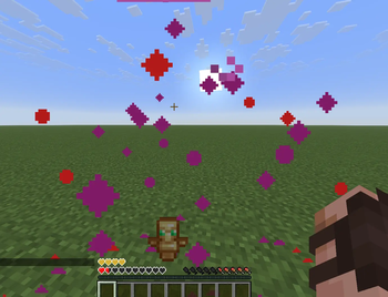 Colored Particles, Small Totem, Low Animation Y Axis