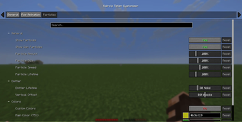 Particle Settings