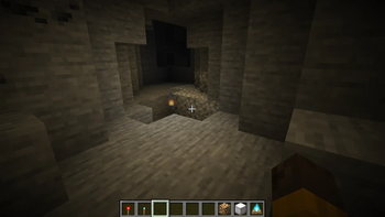 Dropped on floor