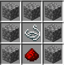 Better dispenser crafting recipe