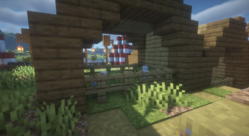 A chicken coop in savanna village