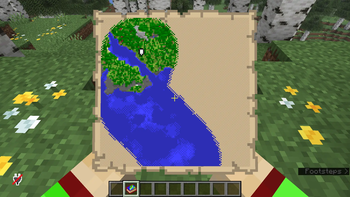 Atlas showing current map