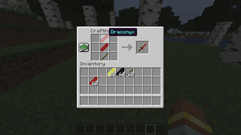 Crafting Draconyx Sword