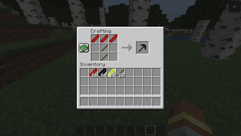 Crafting Draconyx Pickaxe