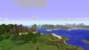 Alpha 1.1.2_01 world generation in Beta 1.7.3