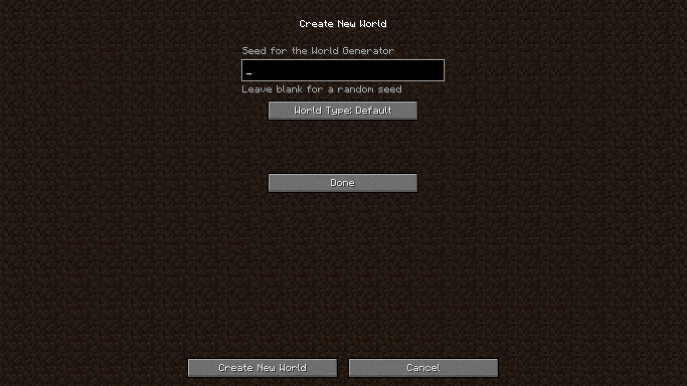Create world screen 2