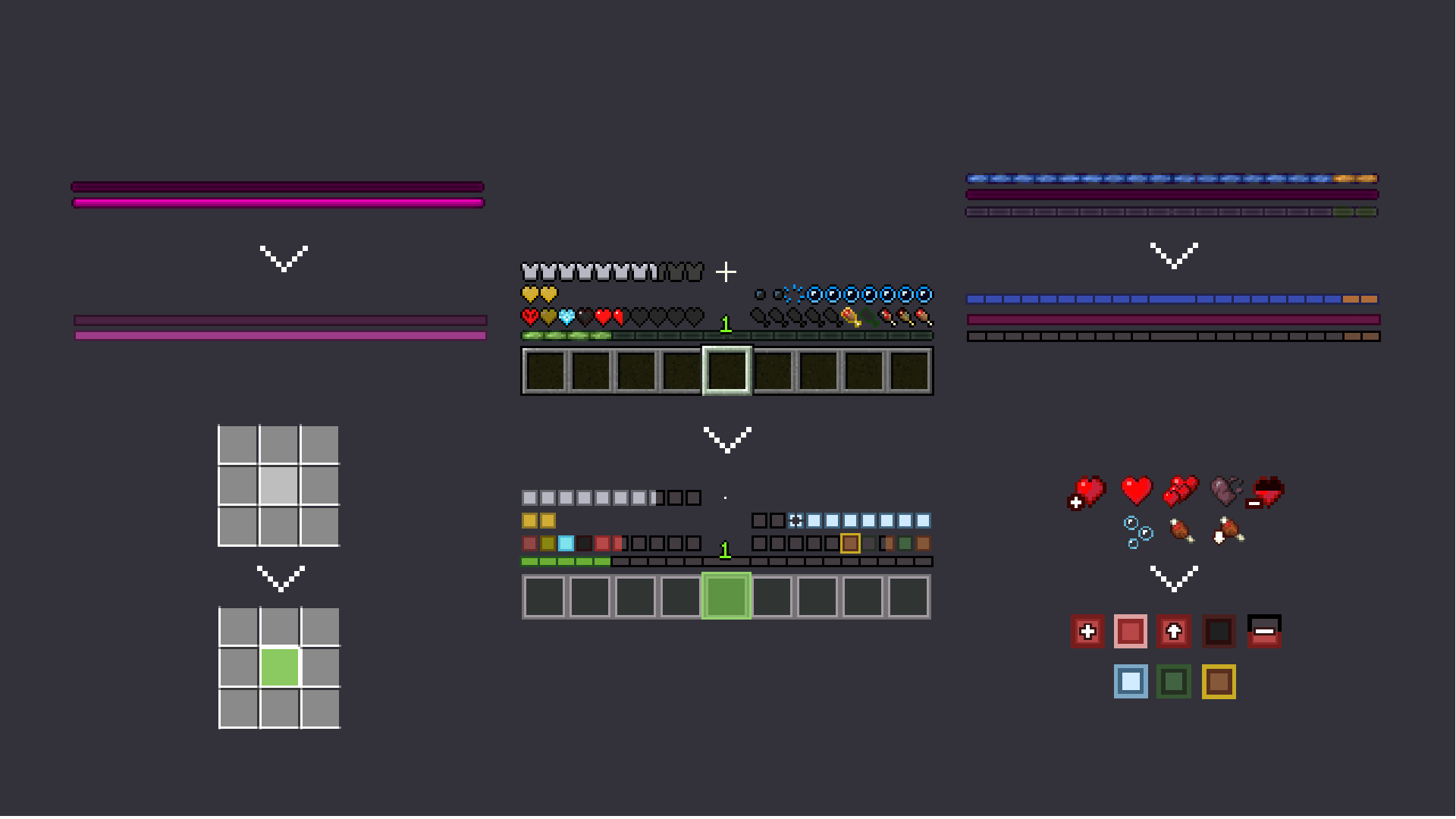 Squares HUD