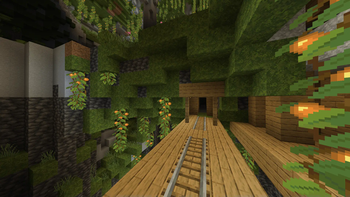 Mineshaft + Lush Caves