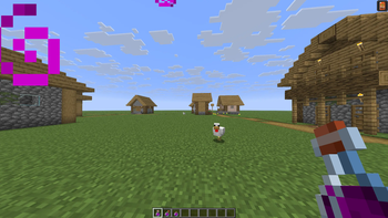 first-person view with potion