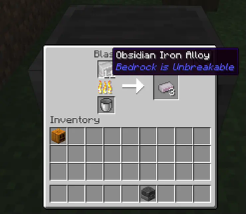 Blasting Obsidian Steel