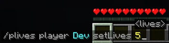 Player Specific Commands