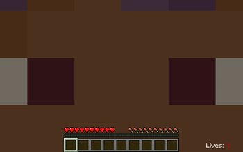 Lives UI in the bottom right