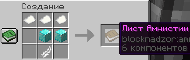 Recipe for making an "Amnesty Sheet"