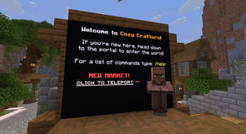 example welcome display