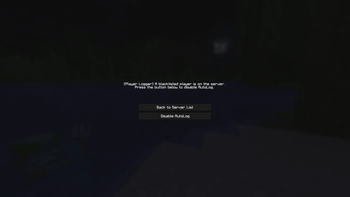 AutoLog kick when a blacklisted player is online