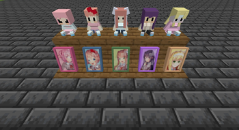 All the Plushies and Picture Frames in the mod.