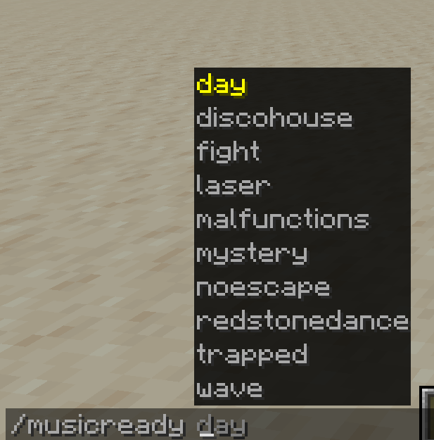Command /musicready so you can get the Music Discs in Survival