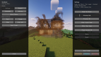 ⚙️ AutoBuild Settings Menu