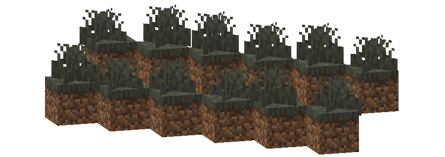 Banner showing the effect of the resource pack on different blocks.