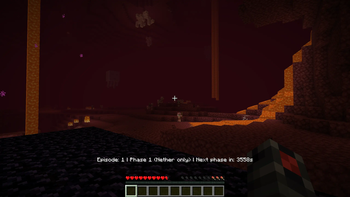 A view of the timer