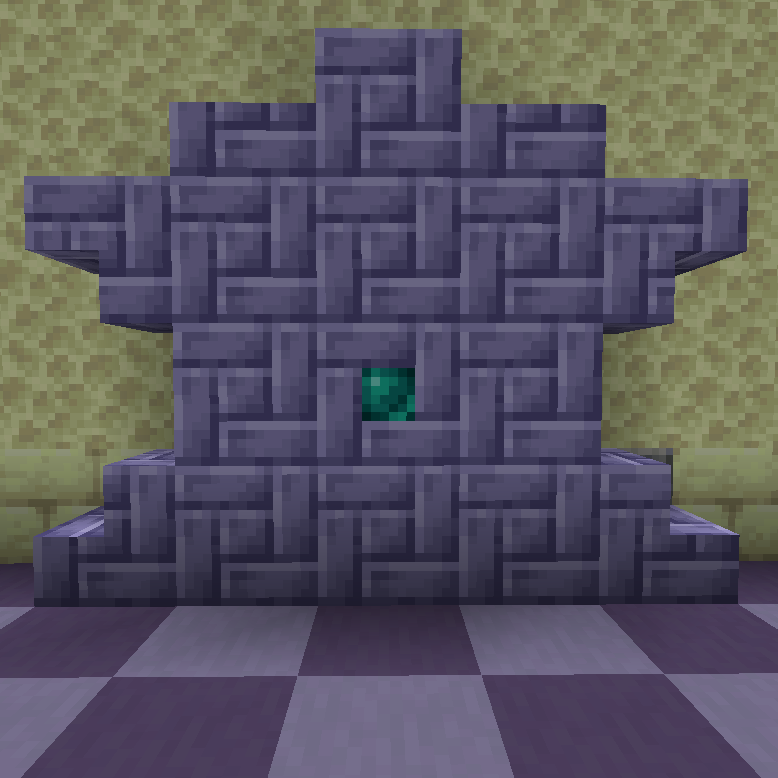 a small build showcasing the duskbound blocks, with the duskbound lantern in the center