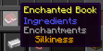 Silk Touch Enchantment Name Change