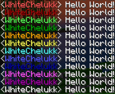 Custom Nickname Colors
