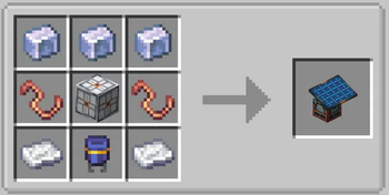 Solar panel recipe