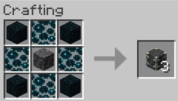 reinforced deepslate crafting recipie