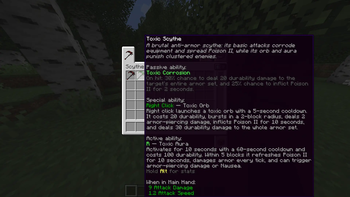 Toxic scythe