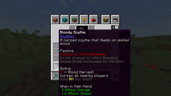 Bloody scythe