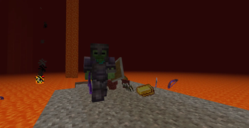 Full netherite zombie